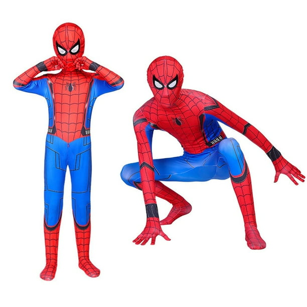 Disfraz de Spiderman para niños, traje de Cosplay de Miles Gwen, superhéroe, mono nocturno, ropa increíble de Spider-Man Fivean unisex