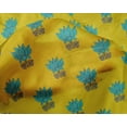 thumbnail image 4 of oneOone Soie Tabby Tissu Feuilles & Lotus Bloc Décor Tissu Imprimé BTY 42 Pouces de Large, 4 of 4