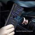 thumbnail image 6 of For Apple iPhone 13 Pro (6.1") Heavy Duty Stand Hybrid Shockproof [Military Grade] with Built-in Kickstand Fit Magnetic Car Mount Cover ,Xpm Phone Case [Blue], 6 of 9