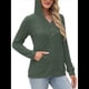 thumbnail image 2 of Suéteres de Mujer, Sudaderas con Capucha de Larga de Otoño, Sudaderas para Mujer, Ropa Informal Holgada de Moda Verde L, 2 of 7
