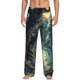 thumbnail image 1 of Balery Enchanted Forest Skull Path Pantalones de pijama para hombre, pijama ultraligero, pantalón de descanso-Large, 1 of 6