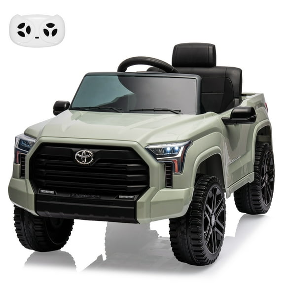 Toyota Arctic Licensed 12V Kids Ride On Truck - Electric Battery Car with Remote Control, Season Suspension, EVA Wheels, USB, Music, LED Lights - Perfect Gift for Boys & Girls