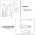 thumbnail image 4 of Storage Shelves Sundries Storage Shelf Bathroom Storage Rack Soap Dish Holder Rack Shower Stuff Wall-Mounted Rack, 4 of 6