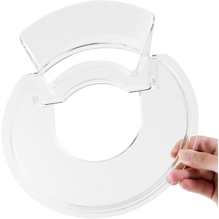 Pouring Shield for KitchenAid Tilt Head 4.5-5QT Stainless Steel for Kitchen Aid Accessories Mixer Bowl Safety Pouring Chute & Splatter Guard
