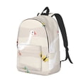 thumbnail image 2 of Daiia Funny Goose1 Vintage Canvas Backpack for Men and Women ,Hiking Backpack,Travel Laptop Bag for School,Large Capacity Backpack, 2 of 8