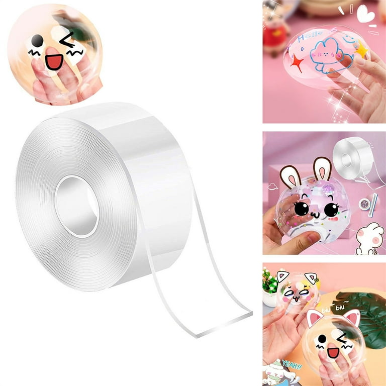  6 PCS Nano Tape Bubble Kit for Kids with Step-by-Step
