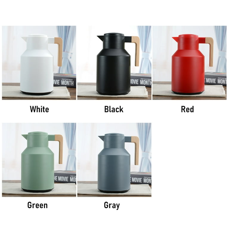 Green 1l Thermal Coffee Carafe Double Walled Thermal Carafe