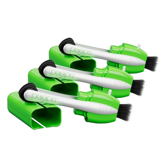 Limpiador de gafas Peeps CarbonKlean, microfibra, paquete de 3