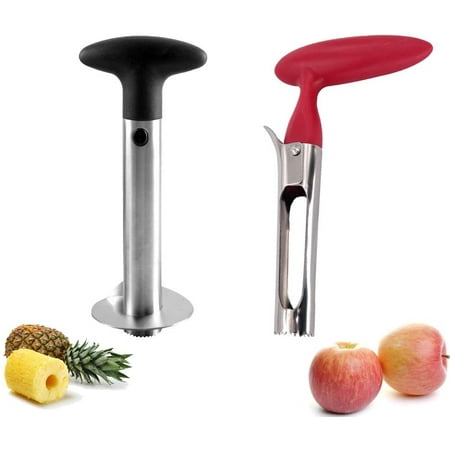 

Apple Corer & Pineapple Corer Stainless Steel Core Remover Tool for Home & Kitchen with Sharp Serrated Blade