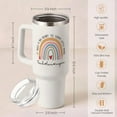thumbnail image 3 of Teacher Appreciation Gifts It Takes a Big Heart to Shape Little Minds Tumbler with Handle 40oz Stainless Steel Coffee Cup - Thank You Gifts from Students for Teacher''s Day Graduation Gifts, 3 of 6