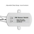 thumbnail image 3 of Qiilu 4A DC 5-24V Mini PIR Infrared Motion Sensor Detector Automatic Switch LED Strip USB Interface , PIR sensor switch, human infrared sensor switch, 3 of 5