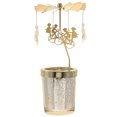 thumbnail image 1 of Desktop Candlestick Scented Candle Holder Party Metal Rotating Candle Holder, 1 of 8
