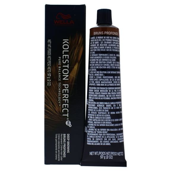 Koleston Perfect Permanent Creme Haircolor - 7 73 Medium Blonde-Brown Gold by Wella for Unisex - 2 oz Hair Color