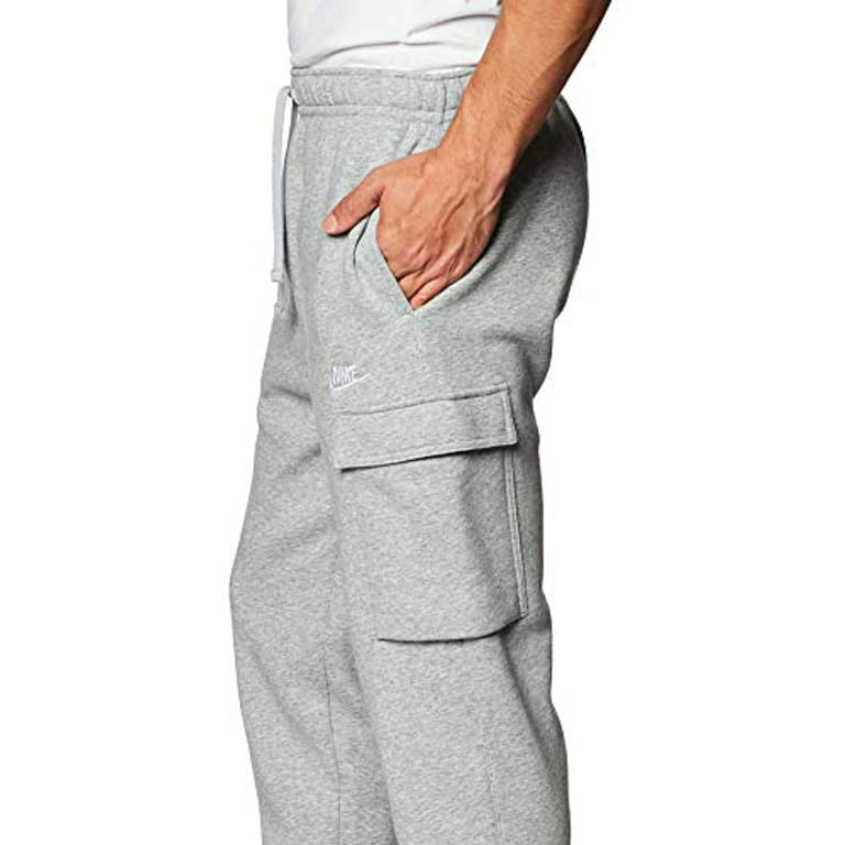 Nike Men's Sportswear Club Fleece Cargo Jogger Pants (XL, Dark