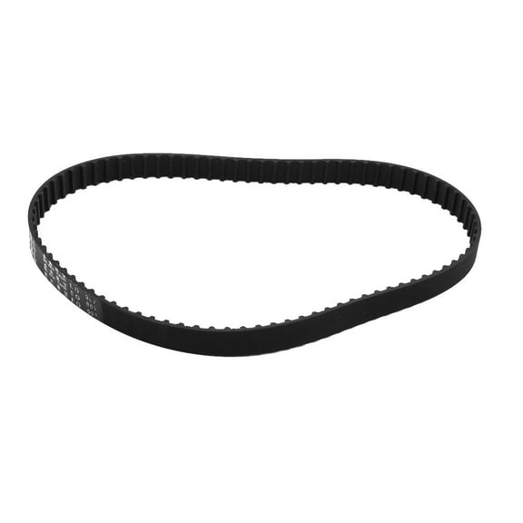 172XL 86 Teeth 10mm x 5.08mm Rubber Timing Geared Belt for Stepper Motor Black