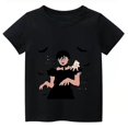 thumbnail image 1 of Nouveau T-Shirt Noir Wednesday Addams Garçon Fille Été Vêtements Décontractés Col Rond Manche Courte Blouse Y2k Wednesday Rôle Chemises, 1 of 2