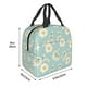 thumbnail image 3 of Easygdp Floral Daisy Bolsa Térmica Premium - Tela Oxford Impermeable, Gran Capacidad, Bolsillo Frontal, Unisex para Trabajo, Escuela, Actividades al Aire Libre y Picnics, 3 of 8
