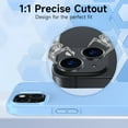 thumbnail image 6 of Camera Lens Protector Cover Case for iPhone 15 Pro Max 14 Plus 13 Mini 12 11 15Pro 15Plus 14Pro 13Pro 12Pro Phone Accessories Silver for iPhone 11, 6 of 7