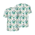 thumbnail image 3 of Daiia Hello Summer Mens Baseball Jersey Button Down Shirts Short Sleeve Sports Uniforms-4X-Large, 3 of 9