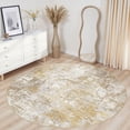 thumbnail image 4 of GUHNNHUIJ Washable 5x7 Area Rug for Living Room  Modern Abstract Neutral Large Soft Thin Rugs - Non Slip Indoor Carpet for Bedroom Dining Room Office Nursery Home Floor Decoration - Color, 4 of 9