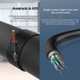 thumbnail image 3 of sweethay Auricular con cable Interfaz portátil de 3,5 mm Auriculares de silicona Auriculares para escuchar música Subwoofer Auriculares con Type6 NO6, 3 of 6