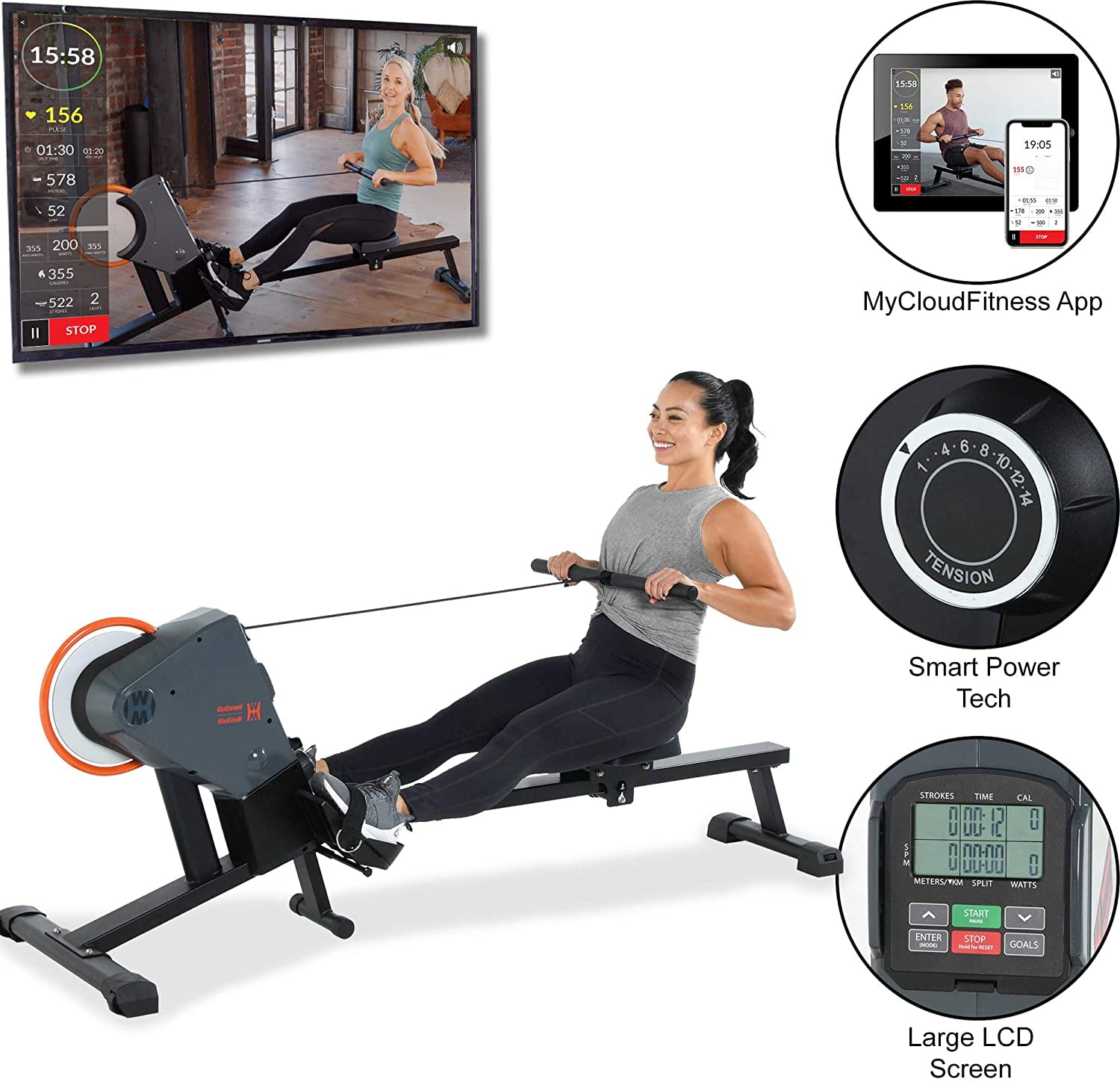 rower with bluetooth