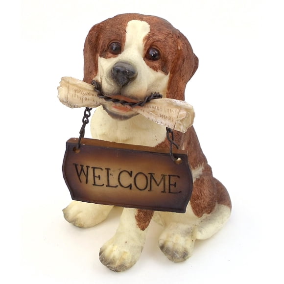 Figura Decorativa Barjan 1257203 Perro de Bienvenida para Oficina