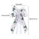 thumbnail image 3 of Seyotauo Crafts Fluff Bowknot Christmas Decorations-Handmade 13x10 Inch Nylon Spandex Bow Ornament & Gauze Ribbon, Christmas Tree Ornaments & Wrapping Decor for Indoor Outdoor Christmas Holiday Decor, 3 of 6