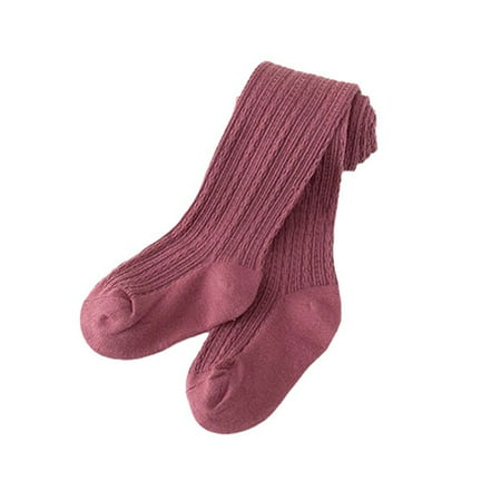 

Clearance!!Baby Tights Baby Girls Non-Slip Plain/Ribbed Leggings Seamless Cotton Stockings Pantyhose Newborn Infant Toddler
