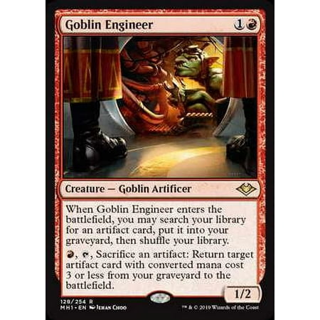 MtG Modern Horizons Rare Goblin Engineer #128