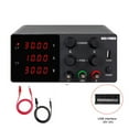 thumbnail image 2 of Alimentation de Laboratoire CC à Commutation 4 Chiffres Mini Régulée Réglable Noire Alimentation USB 60V 30V 10A 5A Régulation Fine 0,001A, Facile à Utiliser, 2 of 7