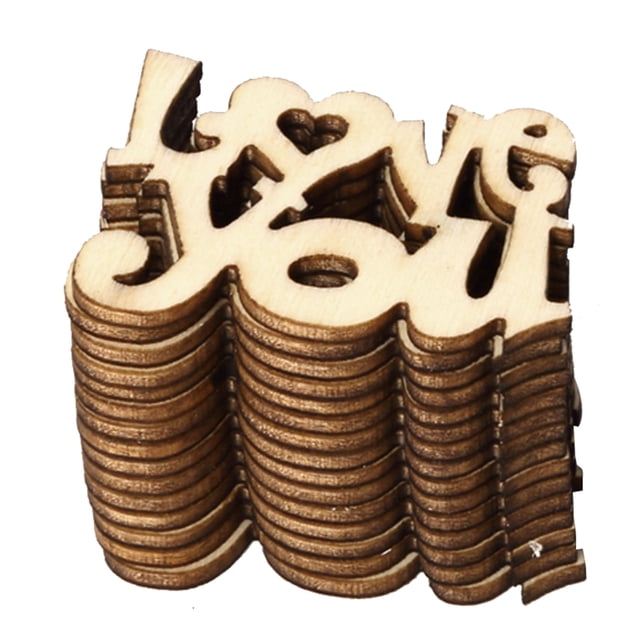 Juego de 15 confeti Love You para decoración romántica de mesa, bodas y fiestas