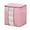 Pink-313, variant on Limited Time Savings, Heavy Duty Storage Bags, Extra Large Capacity Tote Bag with Reinforced Handles and Double Zipper, Space-Saving for Clothes and Travel Akmoler Limited Stock [New Arrival]