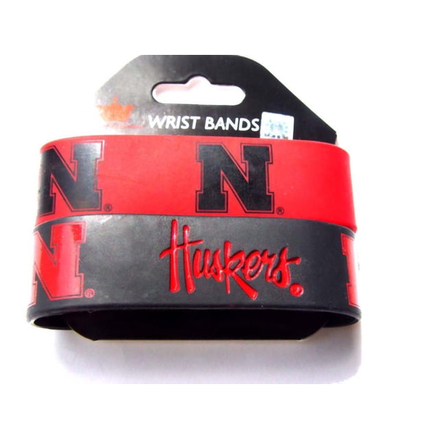 Nebraska Cornhuskers Bracelets - 2 Pack Wide
