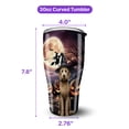 thumbnail image 5 of Spooky Halloween Night Witch Goldendoodle Glowing Pumpkins 30oz Stainless Steel Tumbler Insulated Cup with Lid Doodle Dog Lover Gifts Idea - 12015, 5 of 5