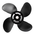 thumbnail image 1 of FLAMEEN 10 3/8x13 Outboard Propeller High Thrust 4 Blades Aluminum Alloy Fit For Outboard 35-60HP Engine,Propeller Replacement,Outboard Accessory, 1 of 8