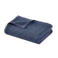 thumbnail image 2 of Cannon Heritage Cotton Waffle Blue Full/Queen Blanket, 2 of 4