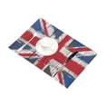 thumbnail image 3 of MKHERT Wooden Grunged United Kingdom Flag British Union Jack Flag Placemats Table Mats for Dining Room Kitchen Table Decoration 12x18 inch,Set of 6, 3 of 4