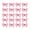 Rose Red, variant on 20 Pack Creative Clear Bowknot Beads Acrylic Jewelry Embellishments Accessories