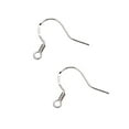thumbnail image 1 of Redempat 1 Pair Earring Hook Earhook Hooks Fitting Jewelry Making Findings Silver, 1 of 6