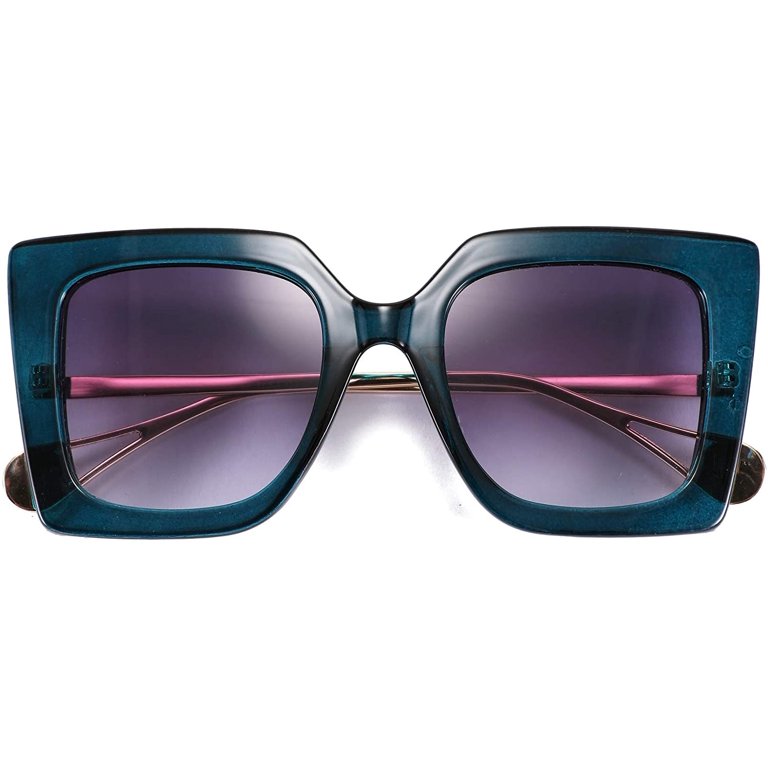 FEISEDY Oversized Square Pearl Inlay Arm Cat Eye Fashion  display picture 2