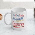 thumbnail image 3 of CafePress - Incredible Caregiver Mug - 11 oz Ceramic Mug - Novelty Coffee Tea Cup, 3 of 3