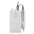 thumbnail image 2 of Suodoka Portable Rechargeable Electric Nail Drill Machine 30000 RPM Cordless Manicure Pedicure Pen 10.6 inches / 27 cm, White, 2 of 9