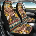 thumbnail image 3 of Yuyamidu Cute Highland Cow Automobile Seat Cover, Universal Seat Covers for Front Seat Waterproof Elastic Polyester Car Seat Protector Covers Suitable for Cars, SUV and Trucks, 3 of 7