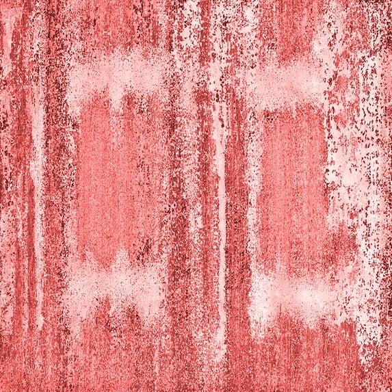 Ahgly Company Indoor Square Oriental Red Industrial Area Rugs, 3' Square