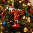 thumbnail image 2 of Decoraciones de Árbol de Navidad 2D Acrílico Decoración Carta Colgante con 26 Letras Diy Navidad Decoración Del Hogar Ornamentos Del Árbol de Navidad, 2 of 5
