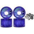 thumbnail image 1 of BIGFOOT FREERIDE LONGBOARD WHEELS 65MM 78A ISLANDERS PURPLE SHR Cruiser ABEC 9'S, 1 of 4