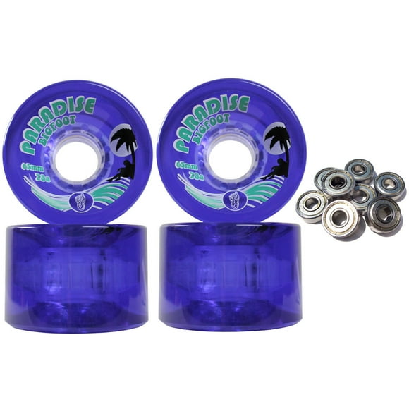 BIGFOOT FREERIDE LONGBOARD WHEELS 65MM 78A ISLANDERS PURPLE SHR Cruiser ABEC 9'S