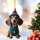 thumbnail image 3 of Adorno navideño para perro dibujos animados acrílico para perro suministros para fiesta en casa (B-1), 3 of 5