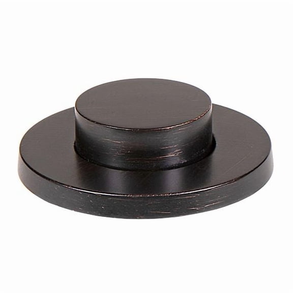 InSinkErator Decorative Air Switch Push Button, Tuxedo Style in Classic Oil Rubbed Bronze - 78663D-ISE